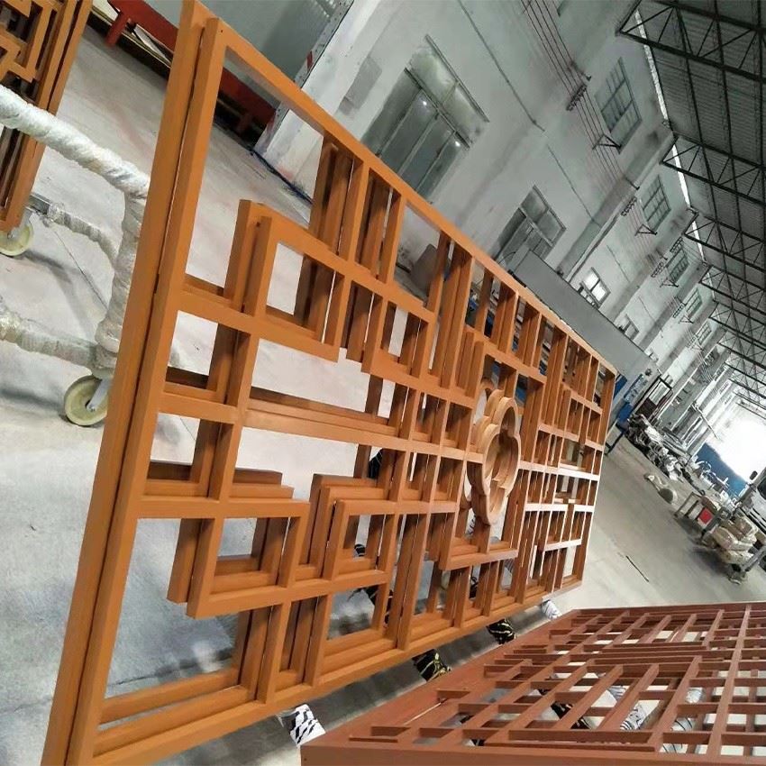 aluminum grilled panels