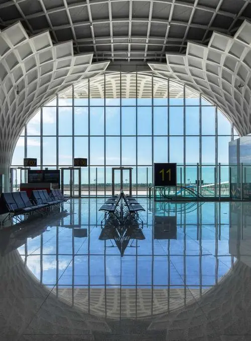 A corner of Inner Mongolia Hailar Airport A corner of Inner Mongolia Hailar Airport