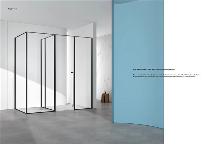Stainless Steel With Gold Framed Shower Room Stainless Steel With Gold Framed Shower Room